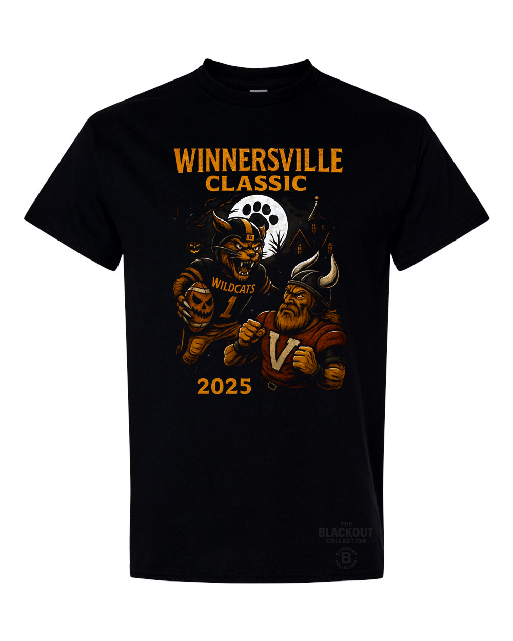 Winnersville Classic 2025 Tshirt - Blackout Edition
